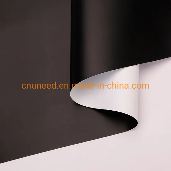 5m Super White-Black Projection Film Fabric for Tensioned Motorized Screen
