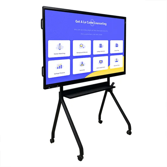 55 to 110 Inch School Classroom Education Conference Touch Meeting Room Teaching Interactive Digital Smart White Board