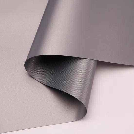 2 Ply PVC Anti-Light Projection Film Screen Fabric