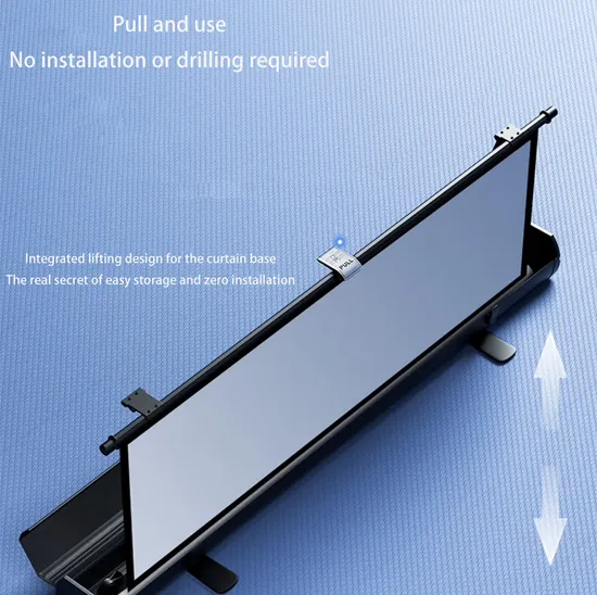 4K No Need to Install Portable Floor Screen