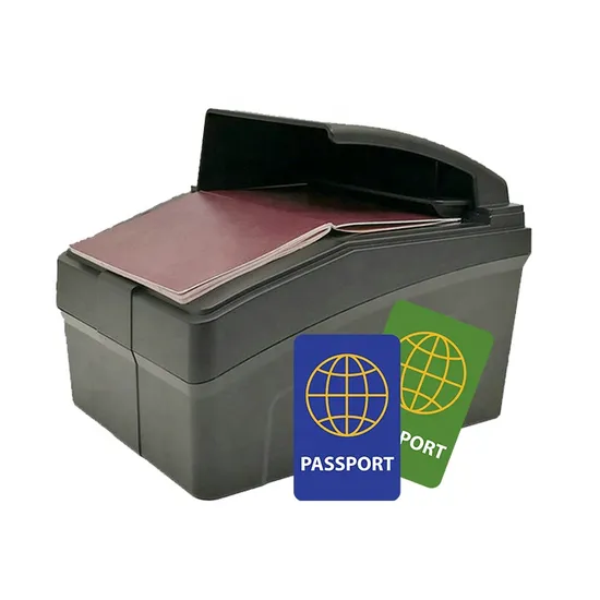 RFID Identity Document Reader Machine 1d 2D Ocr Passport Scanner for Airport PPR-100
