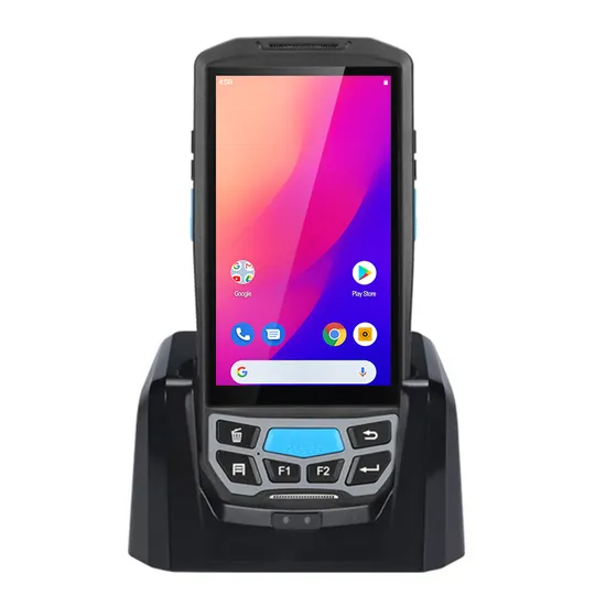 Android 9.0 NFC RFID 2D Qr Code Reader Handheld PDA Barcoder Scanner Rugged Smartphone
