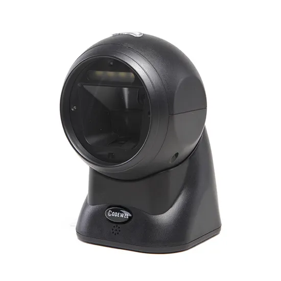 2D Desktop Wired Barcode Scanner Omnidirectional Hands-Free Automatic Barcode Reader