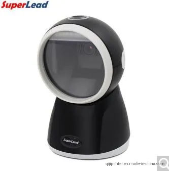 Superlead fashionable mini Qr Code 1d 2d Scanner Desktop Barcode Scanner desktop 2D image  scanning platform