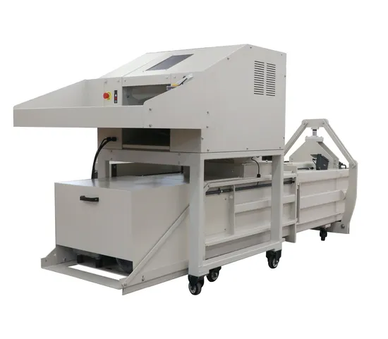 Document and Paper Shredding and Baling Machine