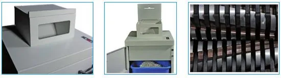 Professional Office Cross Cut Shredder for Paper CDS, Floppy Disks, Credit Cards