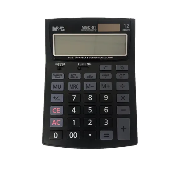Promotional Dual Power Supply School Scientific 12 Digits Calculator