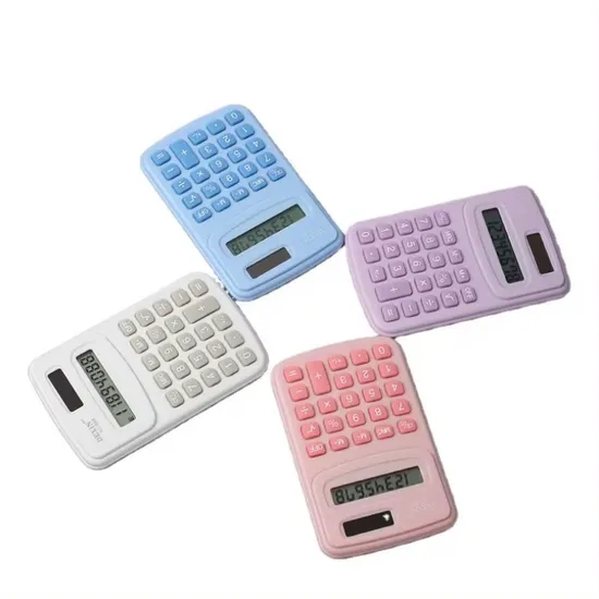 Mini 8 Digit Display Basic Standard Calculators Handheld School Calculator