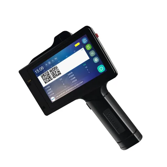 Industrial Handled Type Inkjet Printers Printing Machine Expiry Date Code in Plastics Paper Box Package