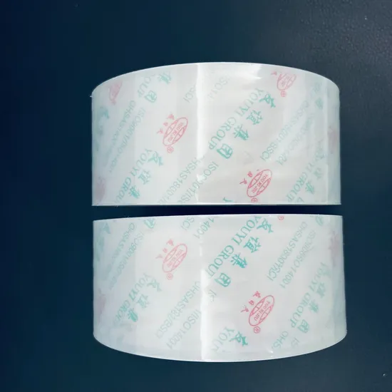 Yourijiu Super Clear BOPP Material Adhesive OPP Transparent Clear Box Packing Tape Package Packing Tape