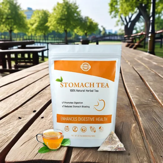 Chinaherbs Organic Warm Calm Stomach Tea Non GMO for Boost Metabolism