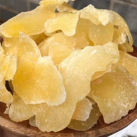 Sweet Taste Crystallized Ginger Slices Fresh Organic Ginger Slice