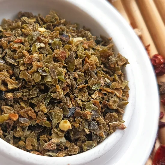Dried Spice Food Wholesale Dehydated Vegetables Green Bell Paprika Granules