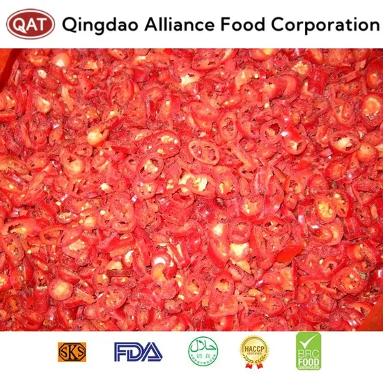2017 New Crop Frozen Red Chili Rings