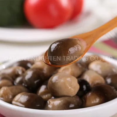 Ingredients Sushi Cooked Edible Straw Mushroom in Glass Jar