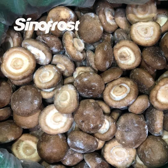 IQF Whole Shiitakes, IQF Shiitakes Wholes, Frozen Shiitakes Wholes, Frozen Whole Shiitakes, Blanched/Unblanched