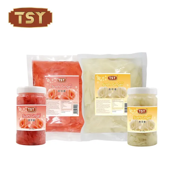 Premium Halal Kosher Sushi Ginger - Natural Pickled Slices 1kg