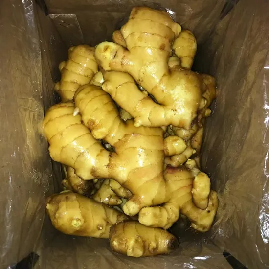 New Crop Fresh Ginger 200g in 5kg PVC Box