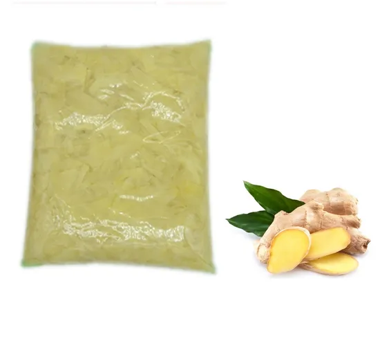 Grade Ab Seasoned Pickled Chinese Sushi Ginger 1kg Bag for Sale