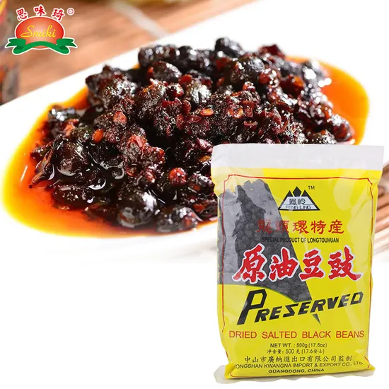 Preserved Dried Salted Black Beans Taste Good for Cooking/Dried Salted Black Beans