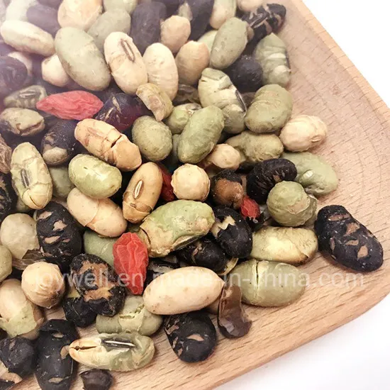 Dried Goji Berry Raisin Roasted Black Bean Edamame Mixed Snack
