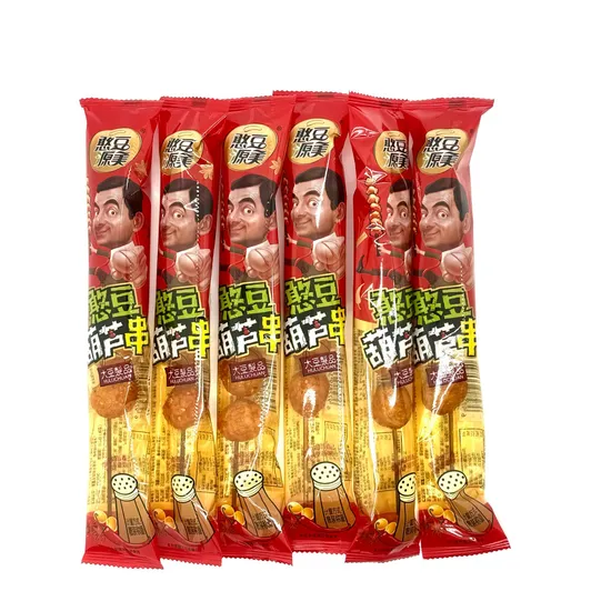Soy Protein Product "Bean and Gourd Skewer" Vegetarian Meat Snack