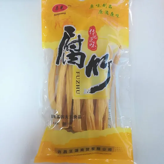 Delicious Food Soybean Tofu Dried Yuba Fuzhu