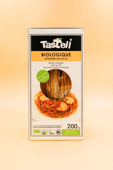 Popular Pasta Black Bean Organic Spaghetti Gluten Free with 200g Package Delicious