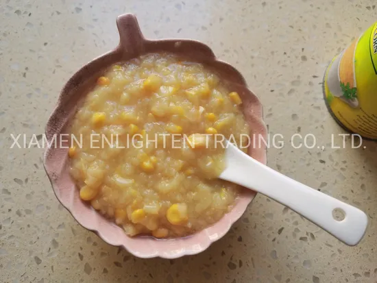 Sweet Corn Cream in Can with Milk for Breakfast