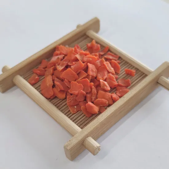 High Quality Fruit Vegetable Preparation Dehydrated Carrot Granules Dices for Instant Noodles