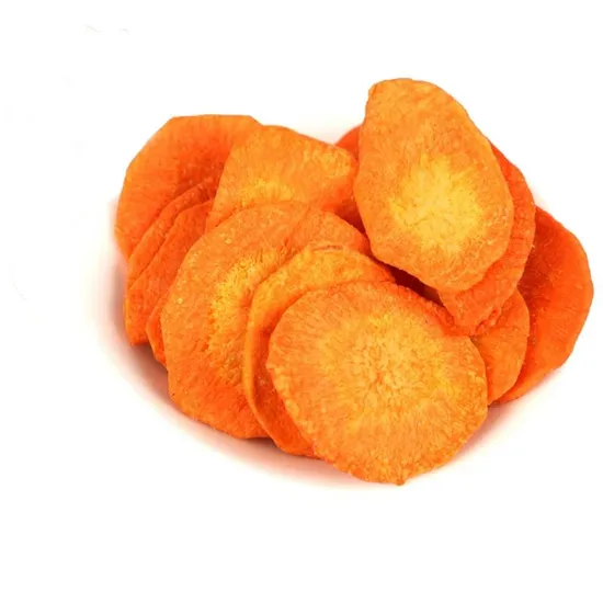 Healthy Freeze Dried Carrot Snack Vegetables
