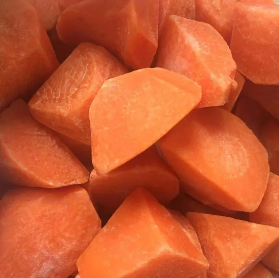 High Quality IQF Frozen Carrot Slice with OEM Factory Price