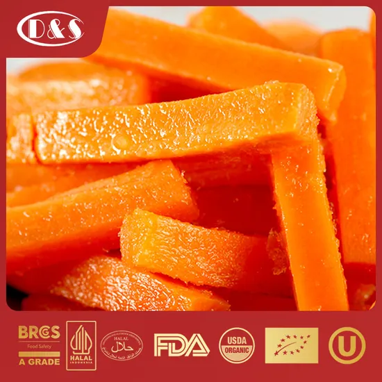Qingdao China Factory Supply Quick-Frozen (IQF) Best Carrot Slices with Best Price