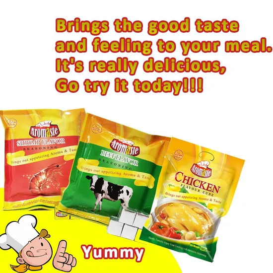 Yummy Wholesale Chicken/Beef/Shrimp Bouillon Cube for African Food