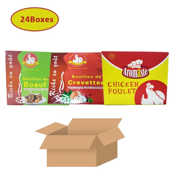 Africa Food Chicken/Shrimp/Beef Flavour Bouillon Cube for Wholesale