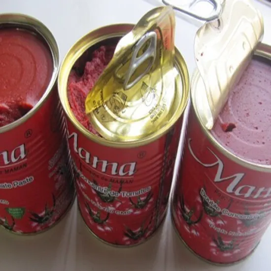 70g--4500g Canned Tomato Paste China Factory Canned From Popular Supplier Canned Food