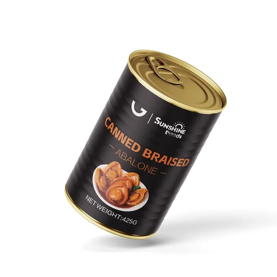 Fresh Abalone Canned Braised Abalone Nw425g for Exporting and Wholesales