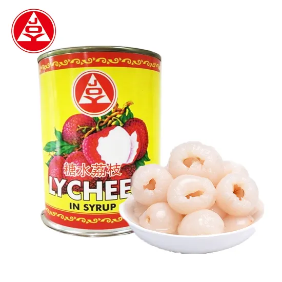 Professional Exporter Fresh Frtuit Litchi Canned Sweet Lychee Supplier in China