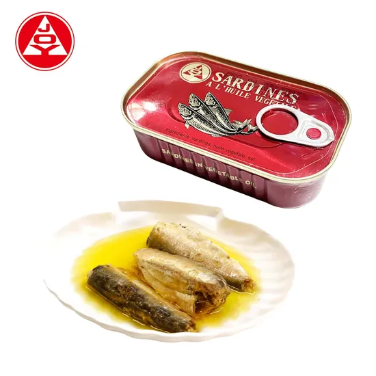 High Quality Wholesale Fresh Fish Tinned Seafood Canned Sardines Food in Oil in Tomato Sauce