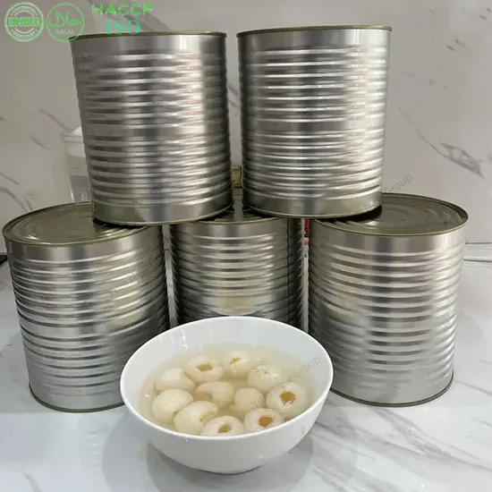 Best Quality Canned Litchi Lichee Fruit Lychee Whole in Tin Package with Khsher Halal in Wholesale Price