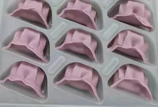 Frozen Pink Salmon Dumplings, Halal Dumplings
