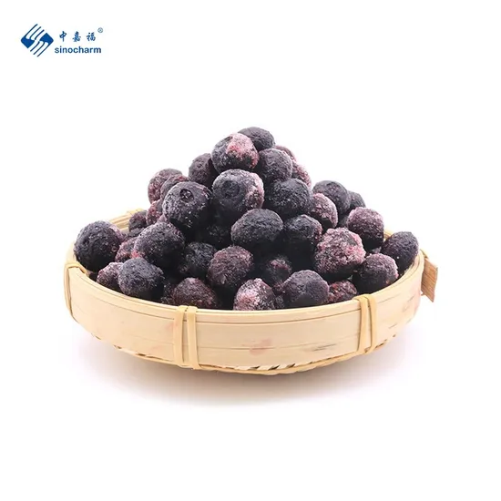 Grade a Wild Culticated 100% Natural Organic Bulk IQF Price Frozen Blueberry