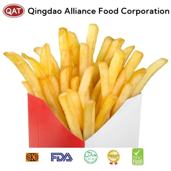 China Golden Color 1/4 Shoestring Fries 7*7 mm Potato Chips