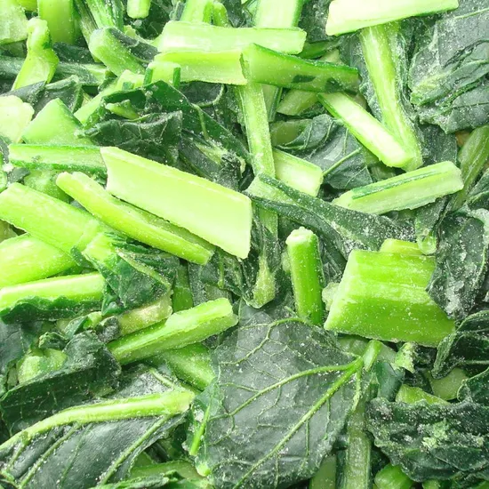 IQF Frozen Bok Choy Bqf Pak Choi Frozen Chingeansai Vegetable