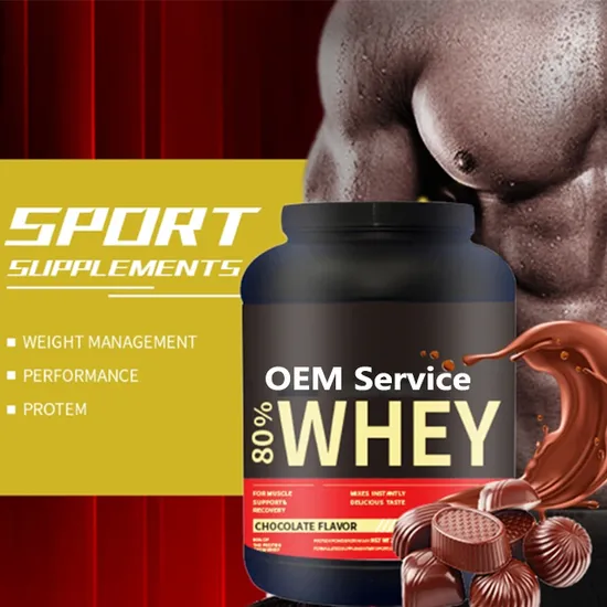 Factory Price Fat Loss Whey Protein Lactose Free Ca Whey Isolate Protein Powder