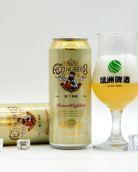 Factory Price OEM Craft Ale Beer Brewing Beer 500ml*12 White Wheat Beer