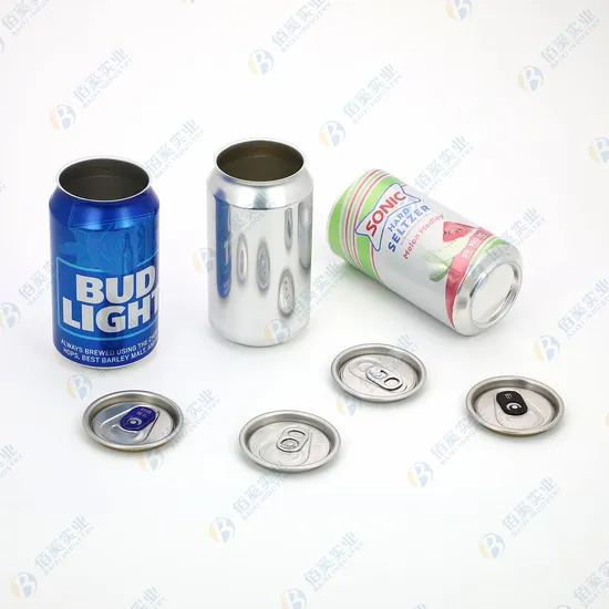 12oz Printed Aluminum Cans with Caps for Beer Soda Drinks Beverage