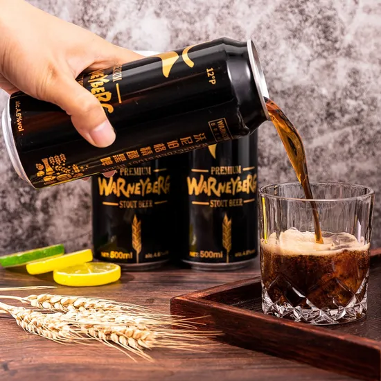 Good News New Arrival Warney Berg Beer Stout Black Beer Super Strong Beer Brewery Craft Beer 500ml*24 500ml*12