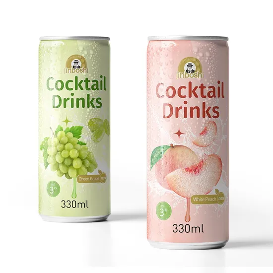 Wholesale Top10 Strawberry Mango Orange Lemon Flavored Sweet Vodka Energy Mix Cocktails Drinks in Cans