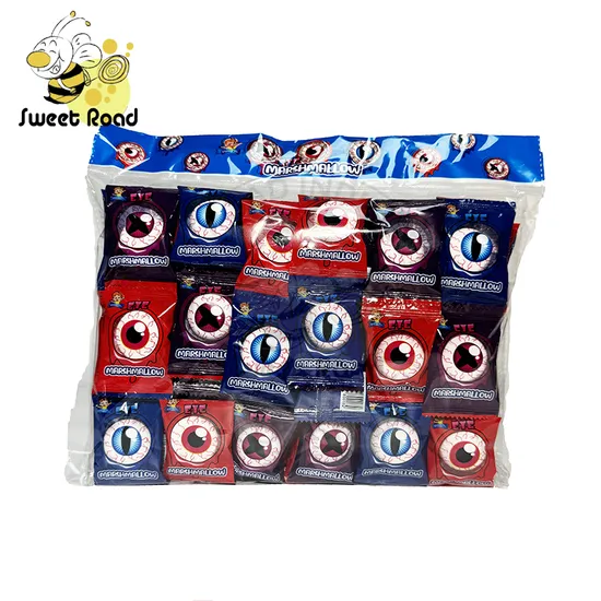 Eye Marshmallow Candy with Jam Cotton Candy Eye Marshmallow Candy with Jam Cotton Candy